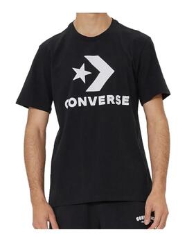 Camiseta Converse Go-To Star Chevron Logo Negro