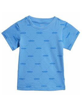 Camiseta Adidas Lin Graph Bebé Azul