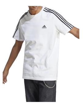 Camiseta Adidas M 3S SJ Blanco/Negro