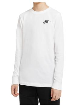 Camiseta Nike Sportswear Niño Blanco