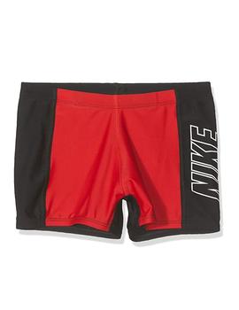 Bañador Nike Swim Boxer Niño Rojo/Negro