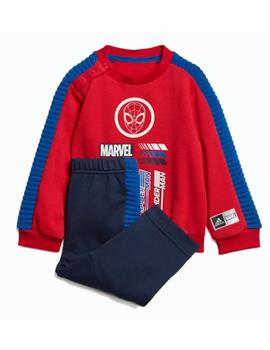 Conjunto Adidas INF Spiderman Rojo
