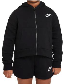 Chaqueta Nike Sportswear Club Fleece Niña Negro