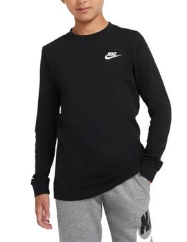 Camiseta Nike Sportswear Niño Negro