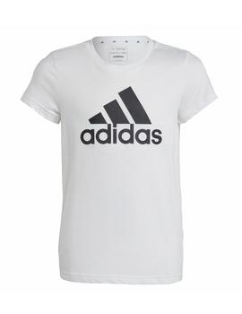 Camiseta Adidas BL T Niña Blanca
