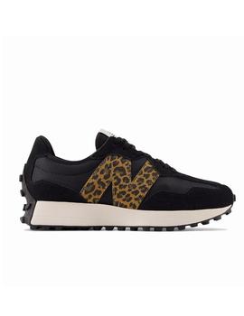 Zapatilla New Balance 327 W Negro y leopardo para mujer