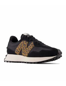 Zapatilla New Balance 327 W Negro y leopardo para mujer