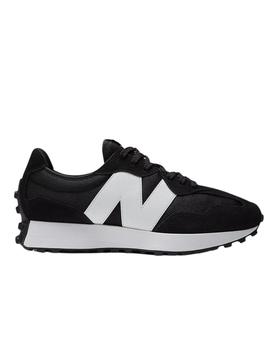 Zapatilla New Balance 327 GS Negro/Blanco