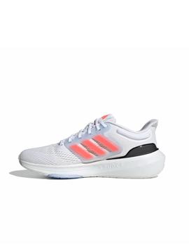 Zapatilla Adidas Ultrabounce Hombre Blanca y Naranja