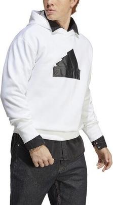 Sudadera Adidas FI BOS HD Hombre Blanco/Negro