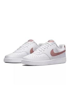 Zapatilla Nike W Court Vision Low NN Blanco/Rosa