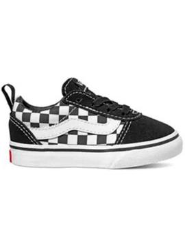 Zapatilla Vans TD Ward Slip On Bebé Negro/Cuadros