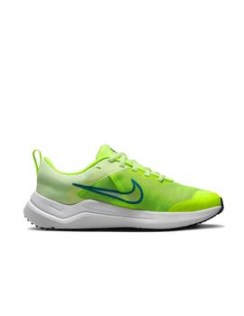 Zapatilla Nike Downshifter 12 NN GS Volt y Azul