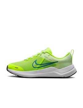 Zapatilla Nike Downshifter 12 NN GS Volt y Azul