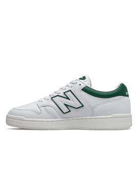 Zapatilla New Balance M 480LGT Lea Blanco/Verde