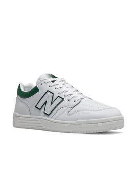 Zapatilla New Balance M 480LGT Lea Blanco/Verde