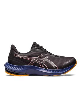 Zapatilla Asics W Gel Pulse 14 GTX Negro/Papaya