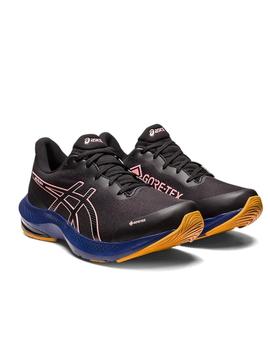 Zapatilla Asics W Gel Pulse 14 GTX Negro/Papaya