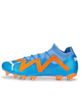 Bota Puma Future Match FG/AG Azul y Naranja