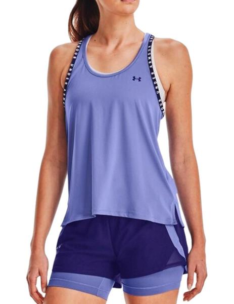 consumirse Felicidades Modernización Camiseta Under Armour Knockout Tank Mujer Azul