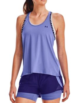 Camiseta Under Armour Knockout Tank Mujer Azul