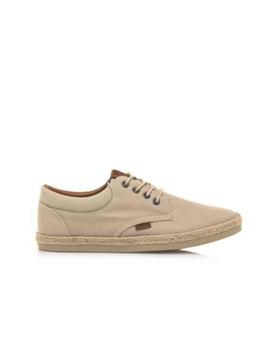 Zapatilla Mustang Canvas 3 Hombre Beige