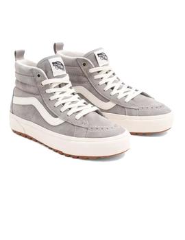 Zapatilla Vans UA Sk8-Hi Mte-1 Gris/Blanco