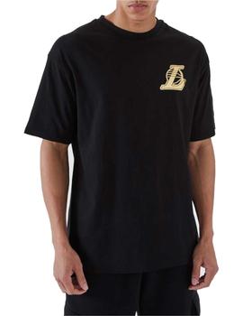 Camiseta NE LA Lakers Ng/Oro