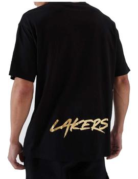 Camiseta NE LA Lakers Ng/Oro