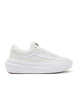 Zapatilla Vans Old Skool Over Beige/Cuadros Verde