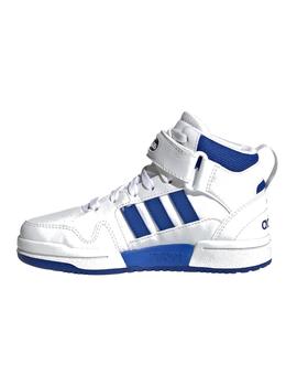 Zapatilla Adidas PostMove Mid K Blanco/Azul