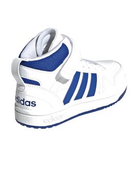 Zapatilla Adidas PostMove Mid K Blanco/Azul