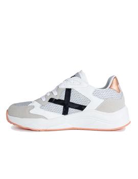Zapatilla Munich Mali 47 Mujer Blanca/Plata