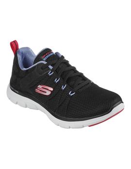 Zapatilla Skechers Flex Appeal 4.0 Mujer BKMT
