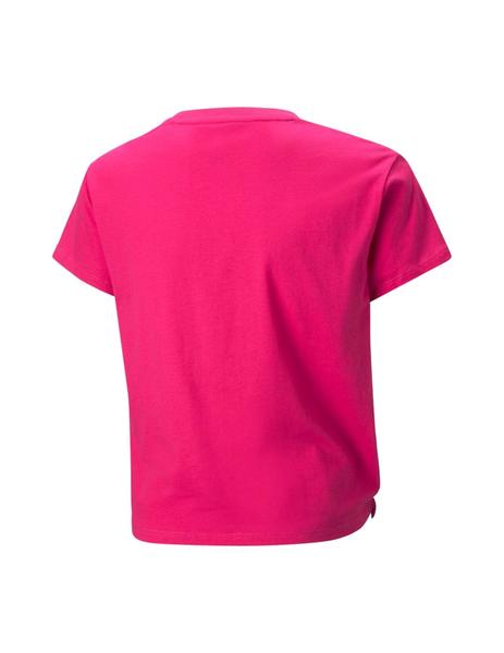 Camiseta Puma Niña Rosa