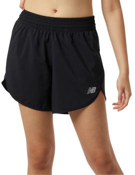 Short New Balance Accelerate 5 inch Short Mujer Negro