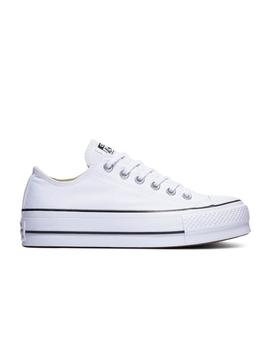 Zapatilla Converse Platform Baja Lona Blanco