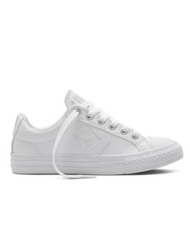 Zapatilla Converse Star Player Jr para niño blanca