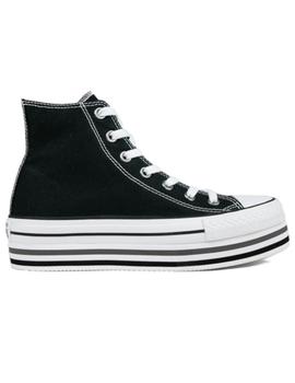 Zapatilla Converse Eva Hi de lona para mujer Negra