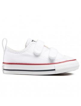 Zapatilla Converse AS 2V Baja Lona Bebé Blanco