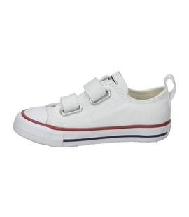 Zapatilla Converse AS 2V Baja Lona Bebé Blanco