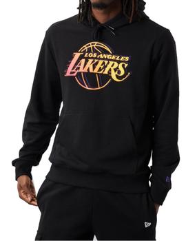 Sudadera New Era NBA Neon Los Angeles Lakers Negra