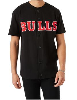 NE Camiseta Bulls Botones Negro