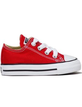 Zapatilla Converse AS Baja Lona Bebé Rojo