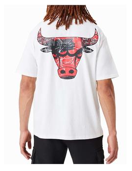 Camiseta NE Bulls Infill Logo Blanca