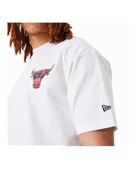 Camiseta NE Bulls Infill Logo Blanca