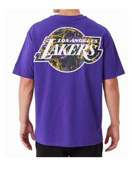 Camiseta NE Lakers Infill Logo Morada