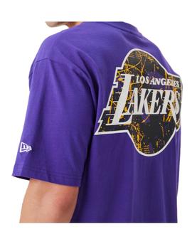 Camiseta NE Lakers Infill Logo Morada