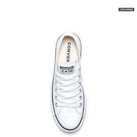 Zapatilla Converse Platform Baja Piel Blanco