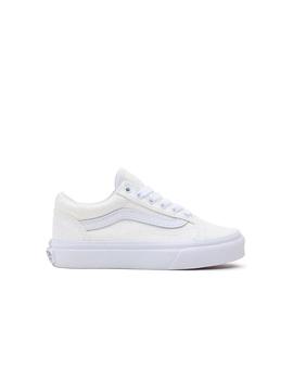 Zapatilla Vans Ols Skool Kidsl Glitter Blanco